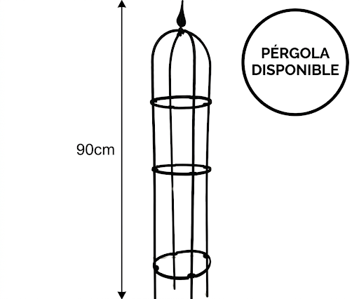 Pergola para Plantas Trepadoras L 90cm