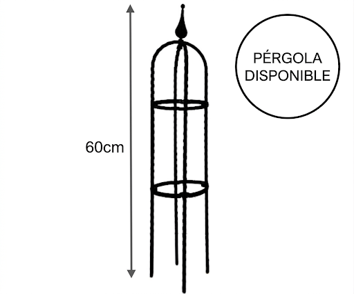 Pergola para plantas trepadoras M 60cm