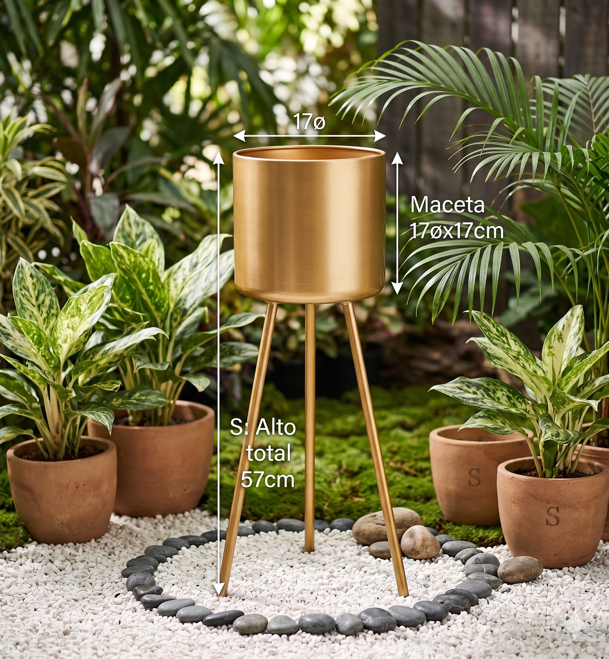 Pedestal Elite Gold 57cm alto
