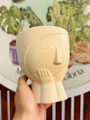 Maceta Cerámica Rostro