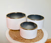 Set de maceteros Golden White