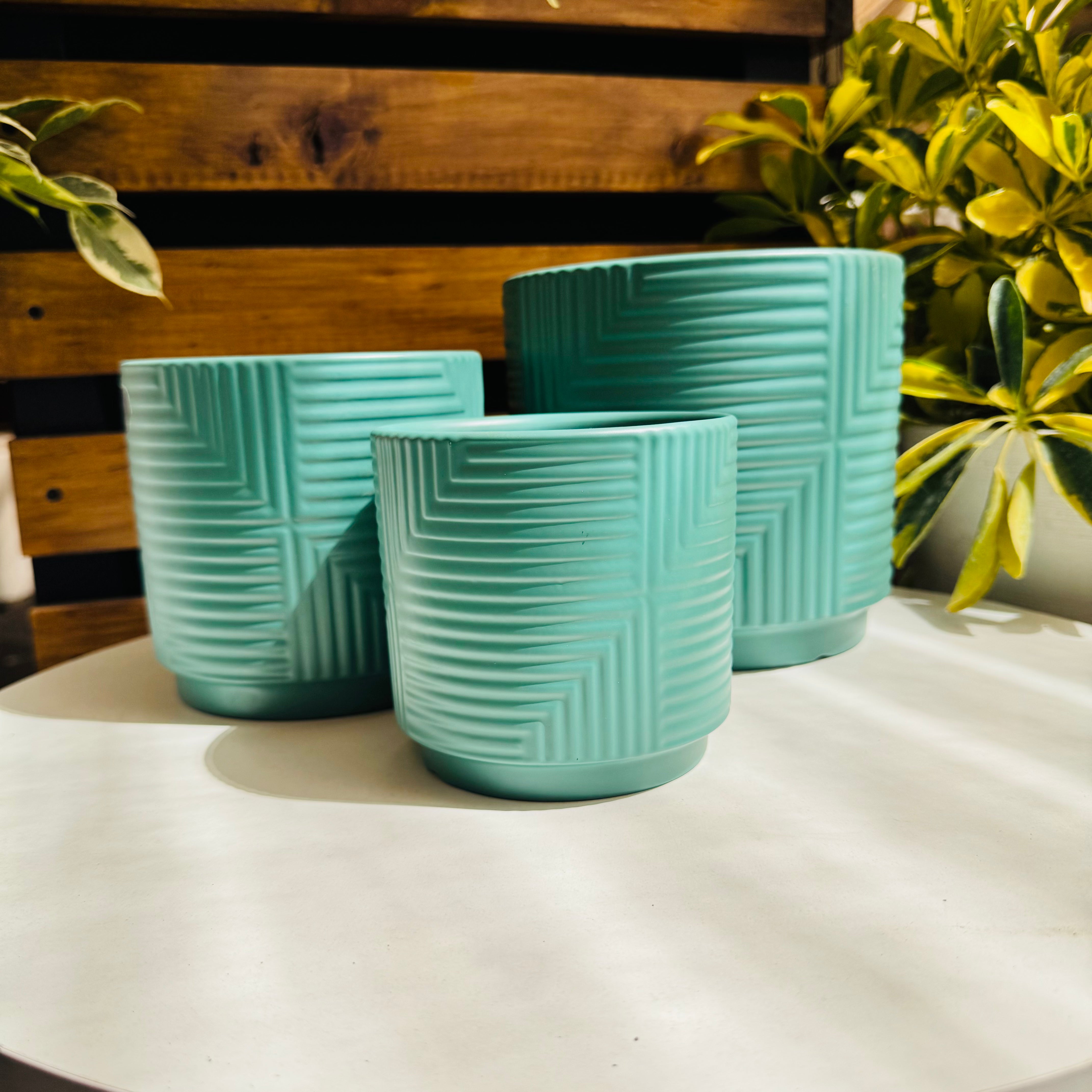 Maceta cerámica Roma - Jade