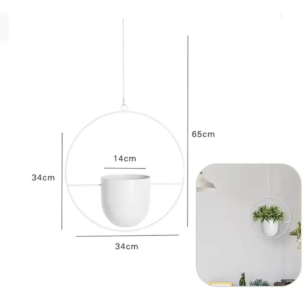 Colgante Metal Circular