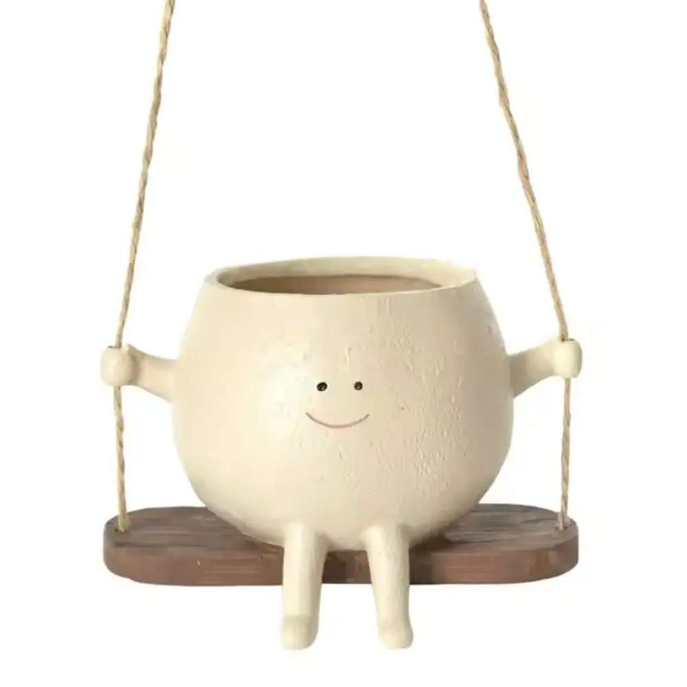 Maceta columpio Feliz