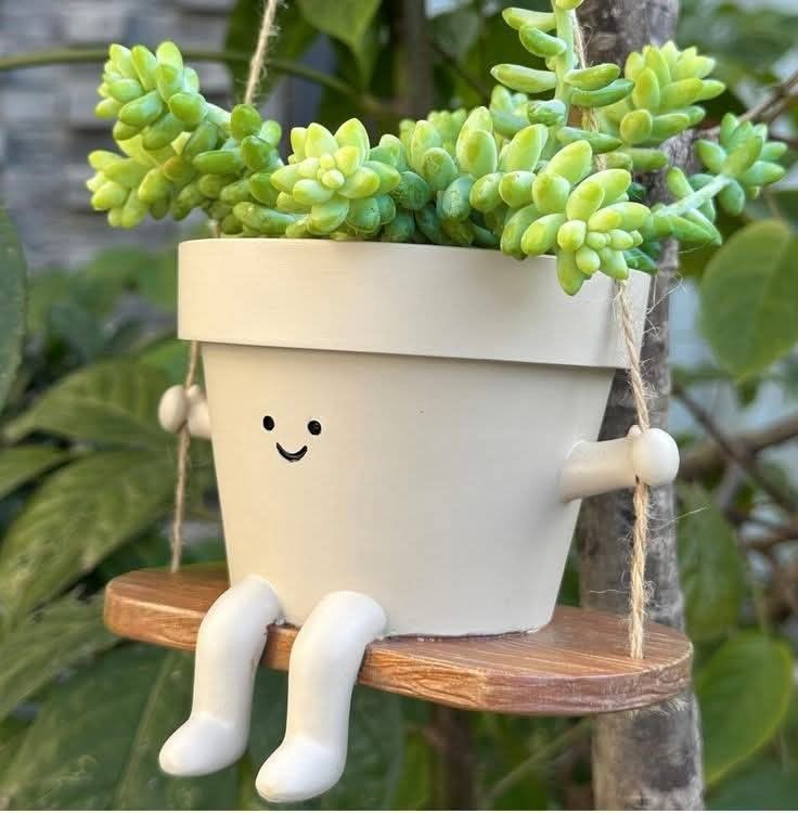 Maceta Happy columpio - maceta solita